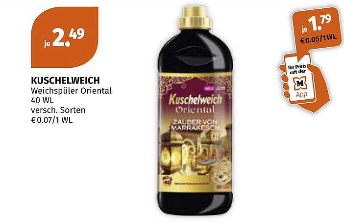 KUSCHELWEICH Weichspüler Oriental 40 WL versch. Sorten