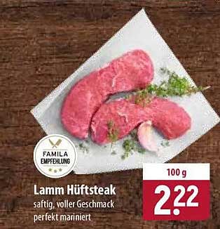 Lamm Hüftsteak