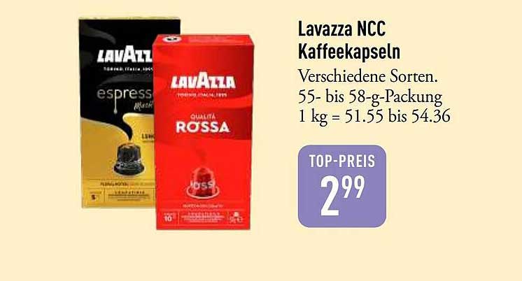 Lavazza NCC Kaffeekapseln