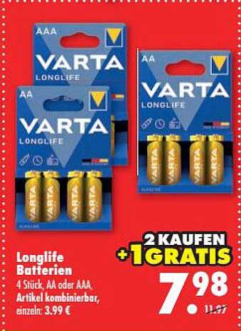 Longlife Batterien