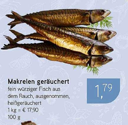 Makrelen geräuchert