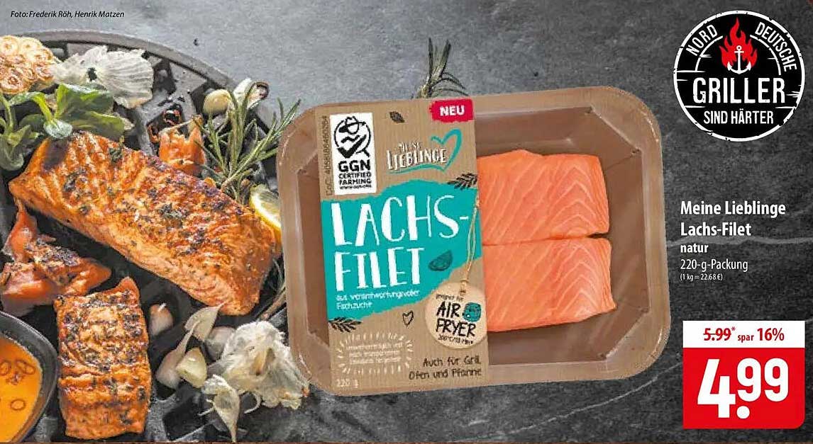 Meine Lieblinge Lachs-Filet natur