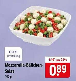 Mozzarella-Bällchen-Salat