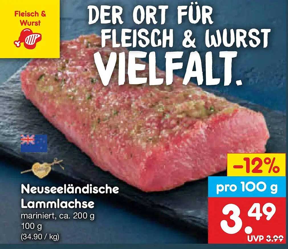 Neuseeländische Lammlachse