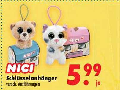 NICI Schlüsselanhänger versch. Ausführungen