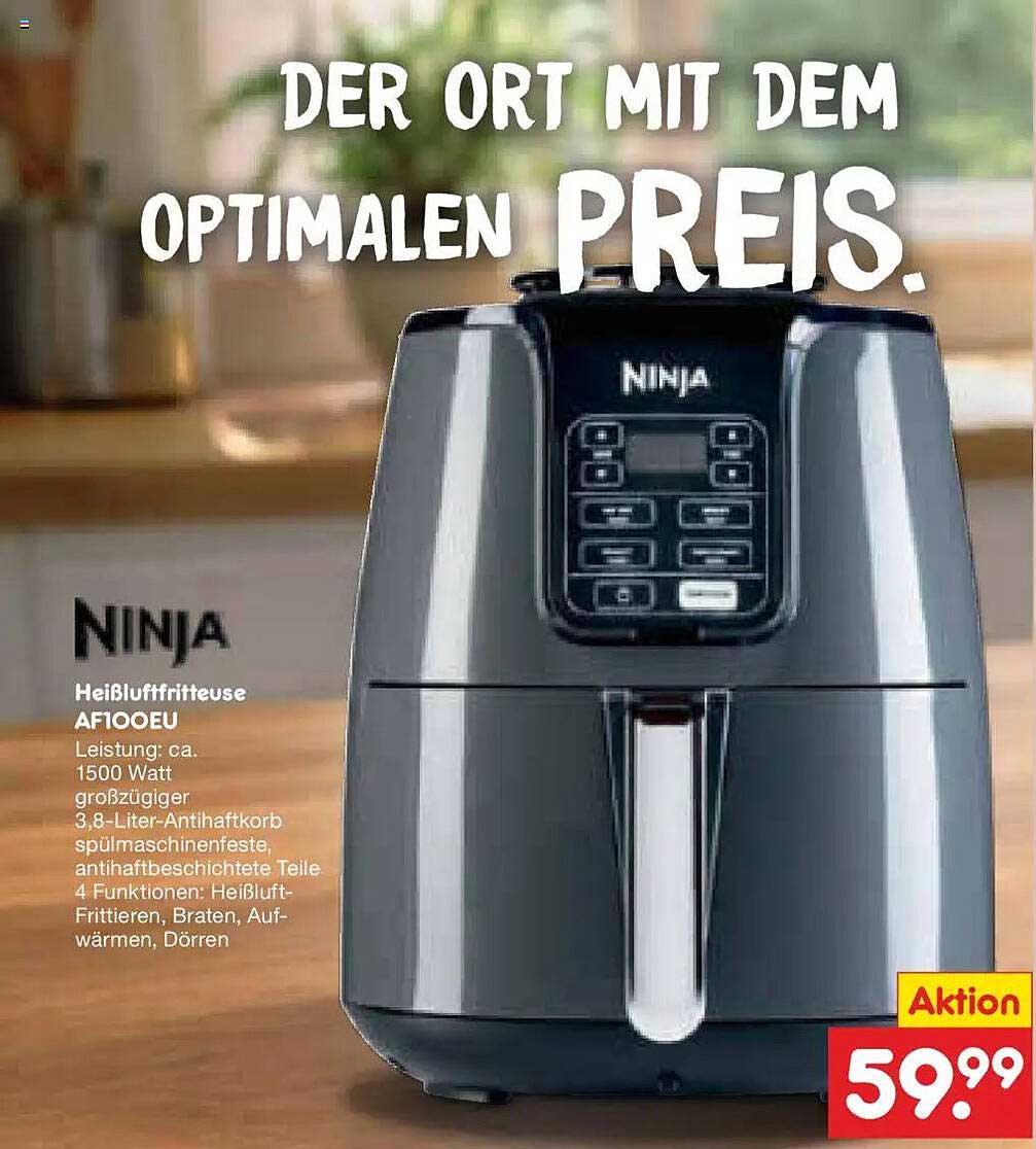 NINJA Heißluftfritteuse AF100EU
