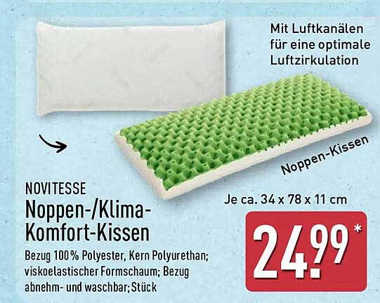 Noppen-/Klima-Komfort-Kissen