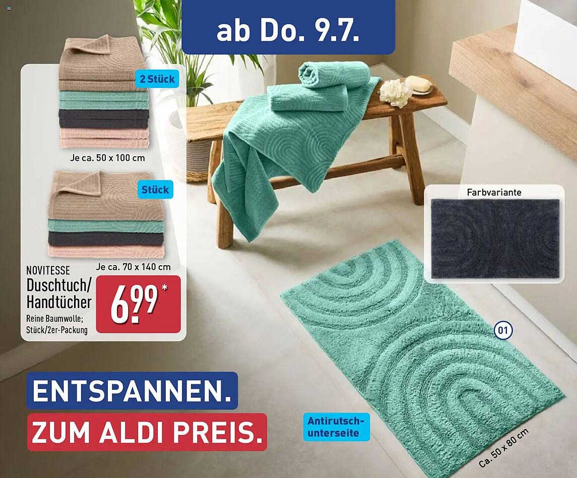 NOVITESSE Duschtuch/Handtücher