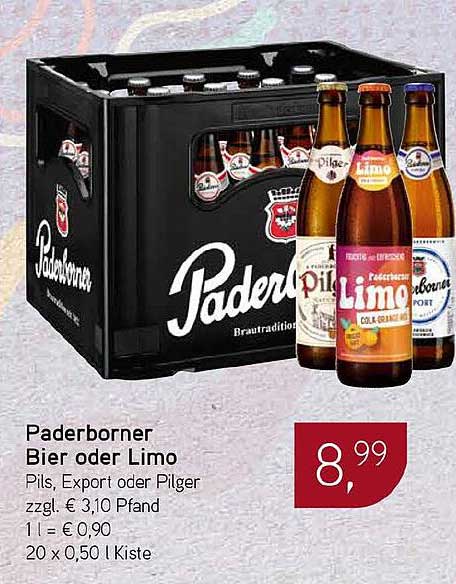 Paderborner Bier oder Limo