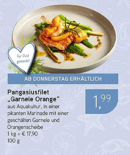 Pangasiusfilet „Garnele Orange“