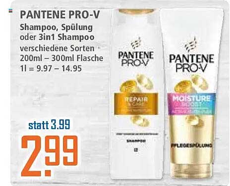 PANTENE PRO-V Shampoo, Spülung oder 3in1 Shampoo