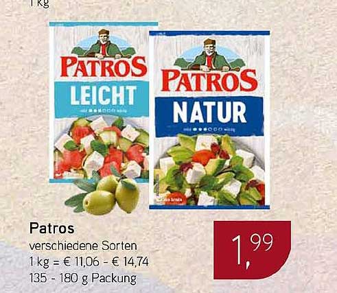 Patros verschiedene Sorten