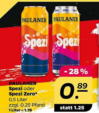 PAULANER Spezi oder Spezi Zero*