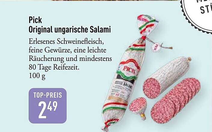 Pick Original ungarische Salami