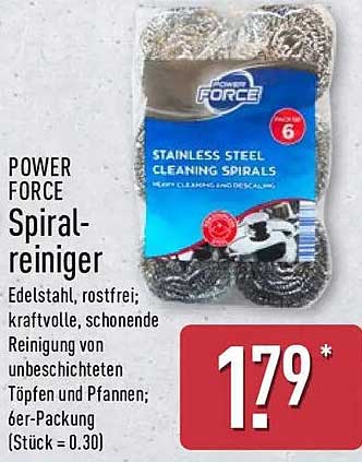 POWER FORCE Spiral-reiniger