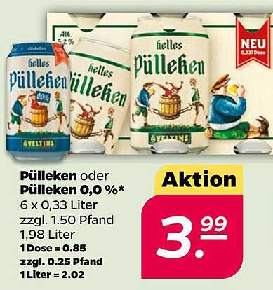 Pülleken oder Pülleken 0,0 %*
