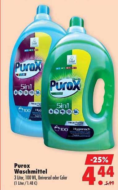 Purox Waschmittel