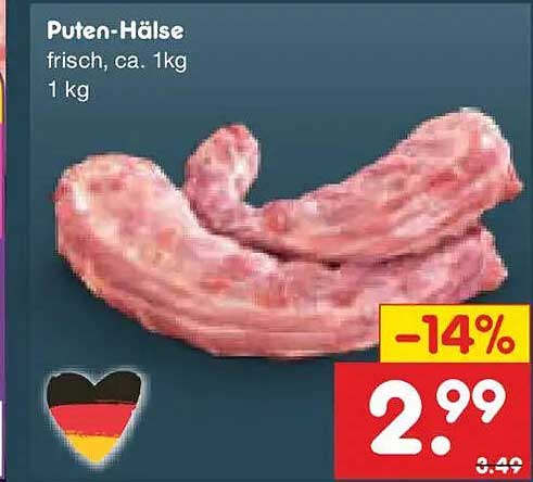 Pute-Häse frisch, ca. 1kg