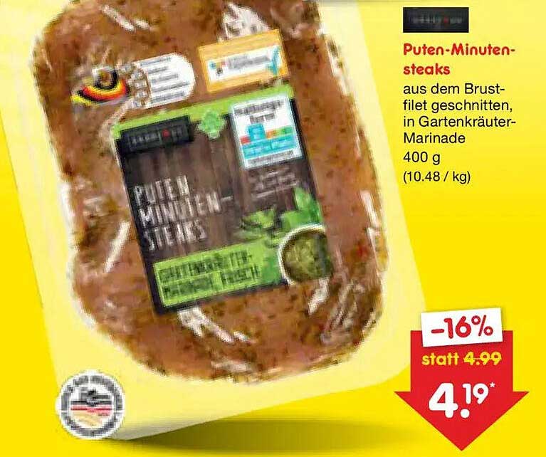 Puten-Minutensteaks