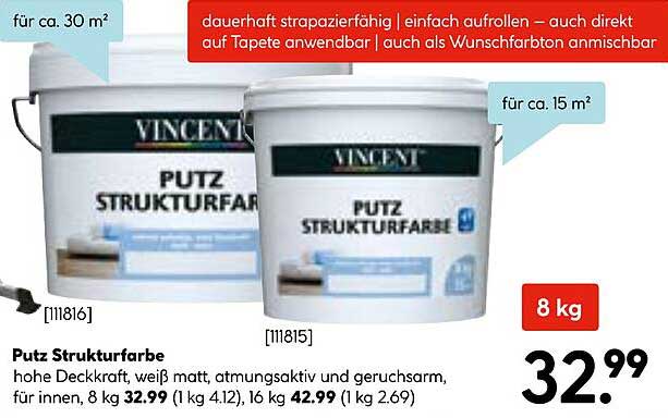 Putz Strukturfarbe