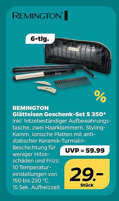 REMINGTON Glätteisen Geschenk-Set S 350*