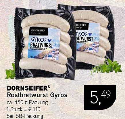 Rostbratwurst Gyros