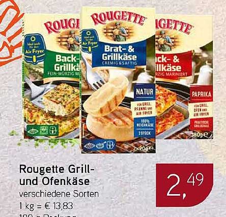 Rougette Grill- und Ofenkäse