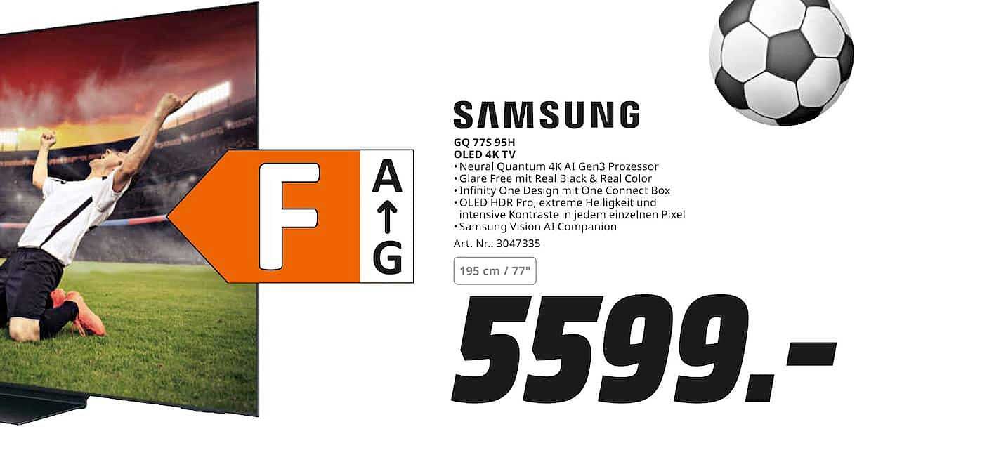 SAMSUNG GQ 77S 95H OLED 4K TV