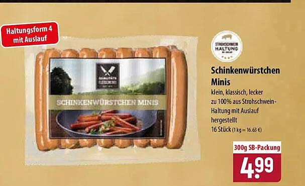 Schinkenwürstchen Minis