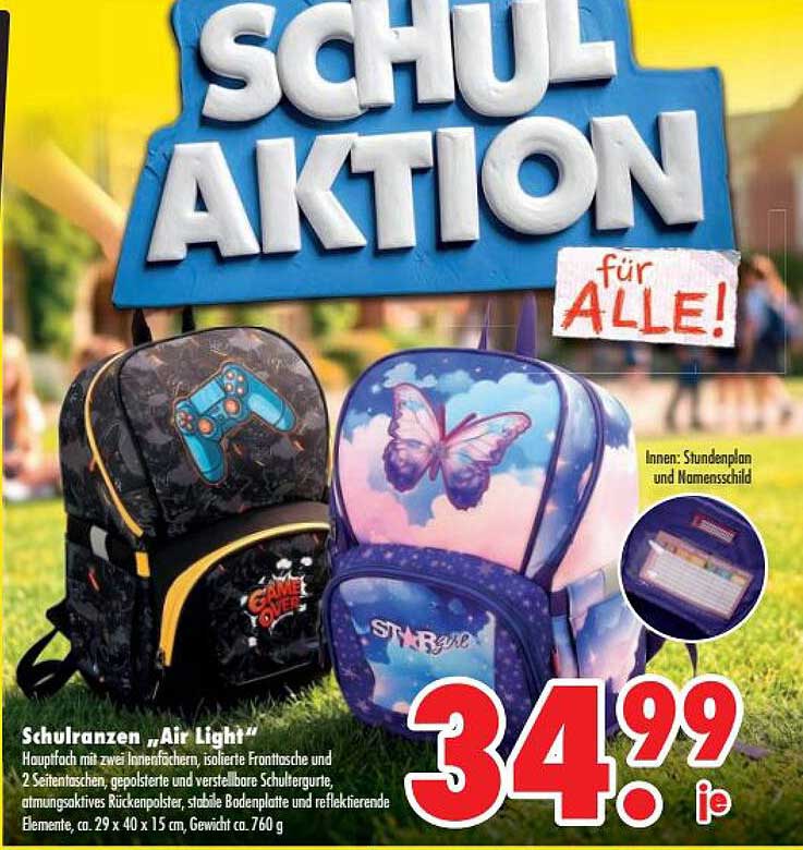 Schulranzen „Air Light“
