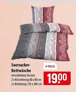 Seersucker-Bettwäsche