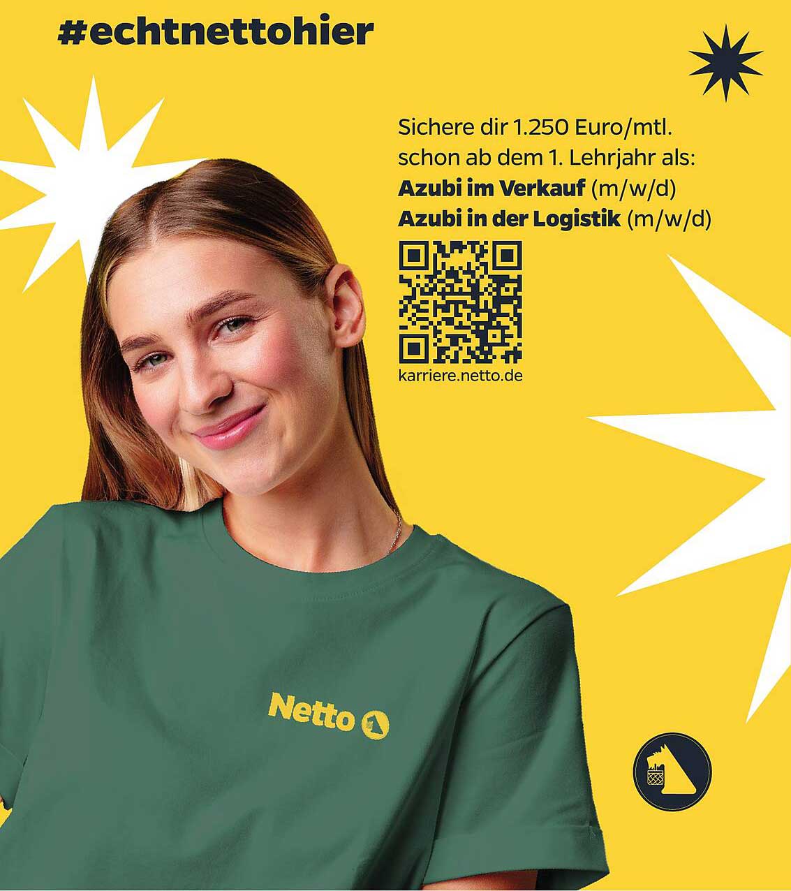Sichere dir 1.250 Euro/mtl. schon ab dem 1. Lehrjahr als: Azubi im Verkauf (m/w/d) Azubi in der Logistik (m/w/d)