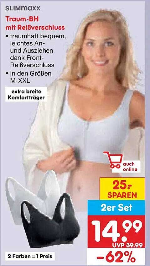 SLIMMAXX Traum-BH mit Reißverschluss