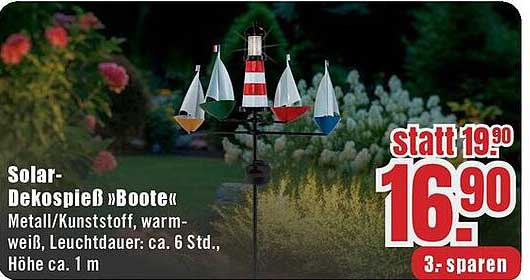 Solar-Dekospieß »Boote«