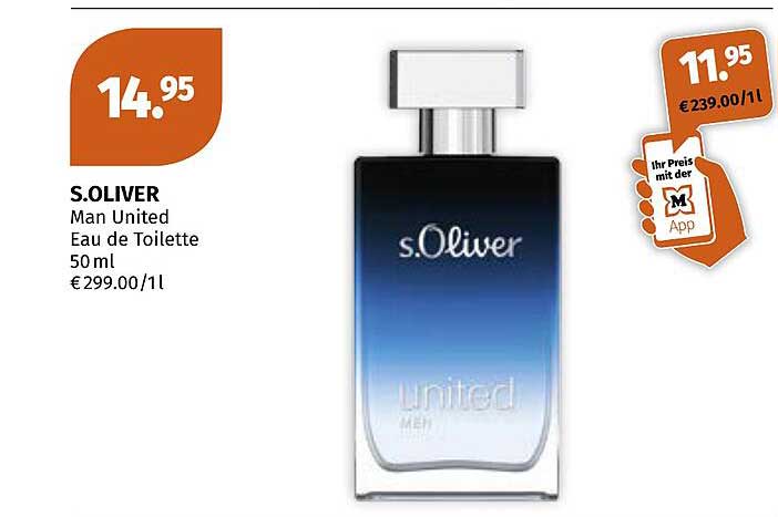 S.OLIVER Man United Eau de Toilette 50 ml