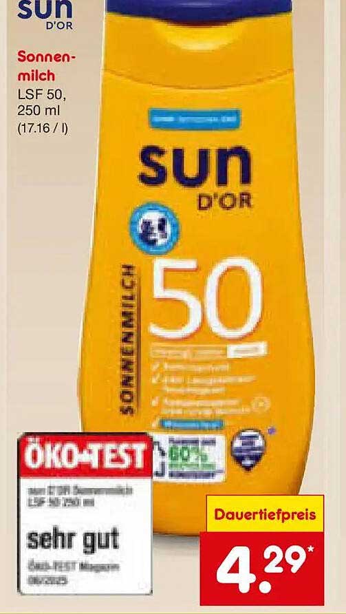 Sonnenmilch LSF 50, 250 ml