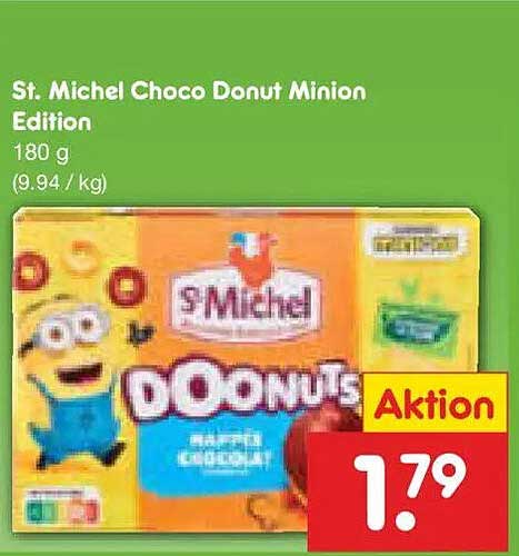 St. Michel Choco Donut Minion Edition