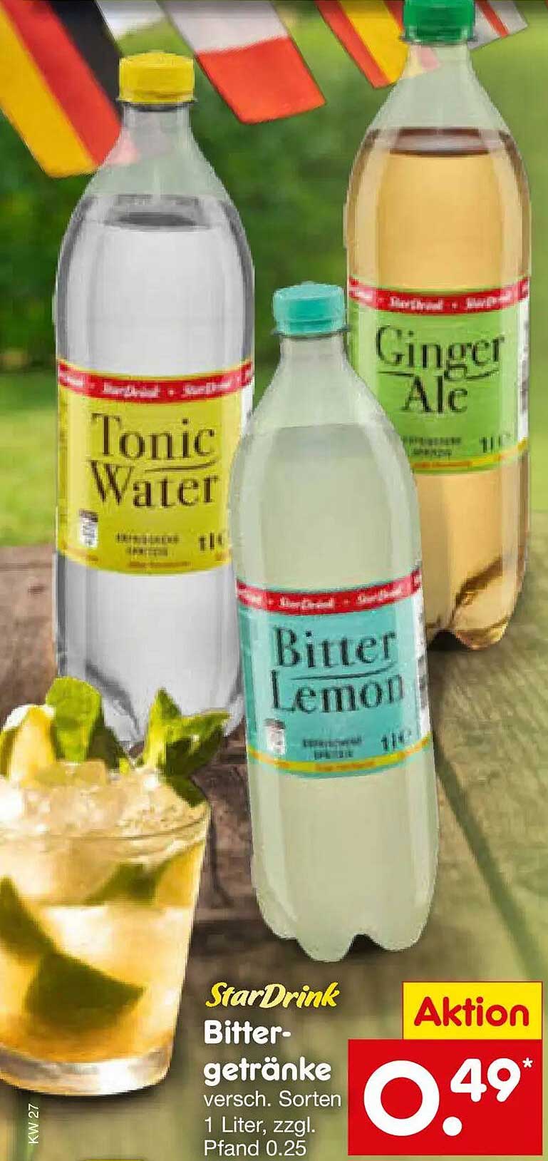 StarDrink Bittergetränke versch. Sorten 1 Liter, zzgl. Pfand 0.25