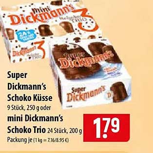 Super Dickmann's Schoko Küsse