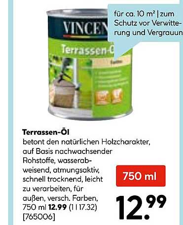 Terrassen-Öl