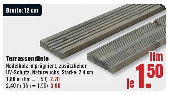 Terrassendiele