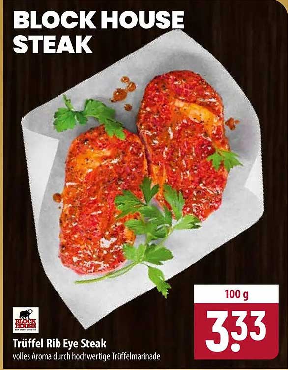 Trüffel Rib Eye Steak
