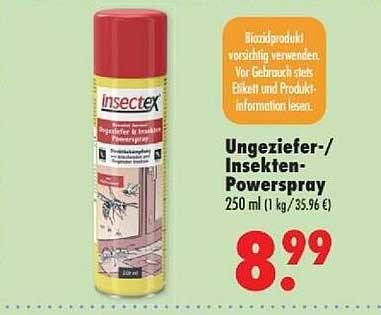 Ungeziefer-/Insekten-Powerspray