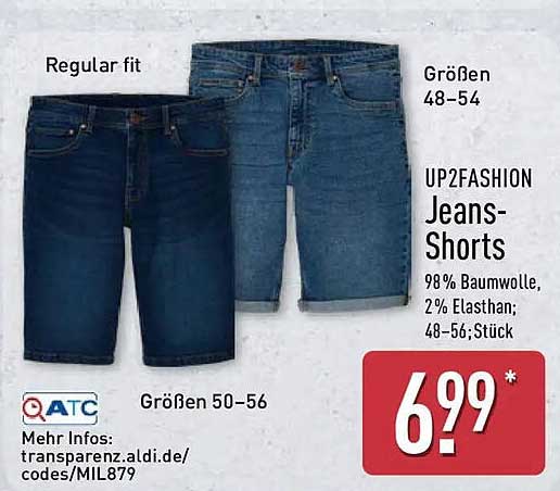 UP2FASHION Jeans-Shorts