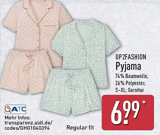 UP2FASHION Pyjama