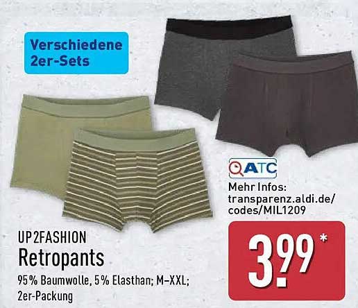 UP2FASHION Retropants