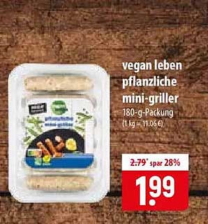 vegan leben pflanzliche mini-griller
