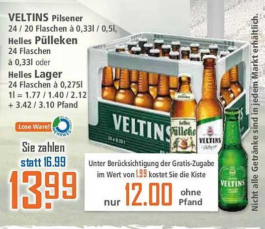 Veltins Pilsener, Helles Pülleken, Helles Lager
