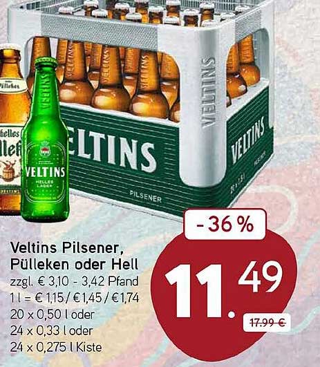 Veltins Pilsener, Pülleken oder Hell