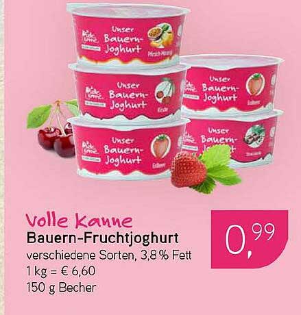 Volle Kanne Bauern-Fruchtjoghurt